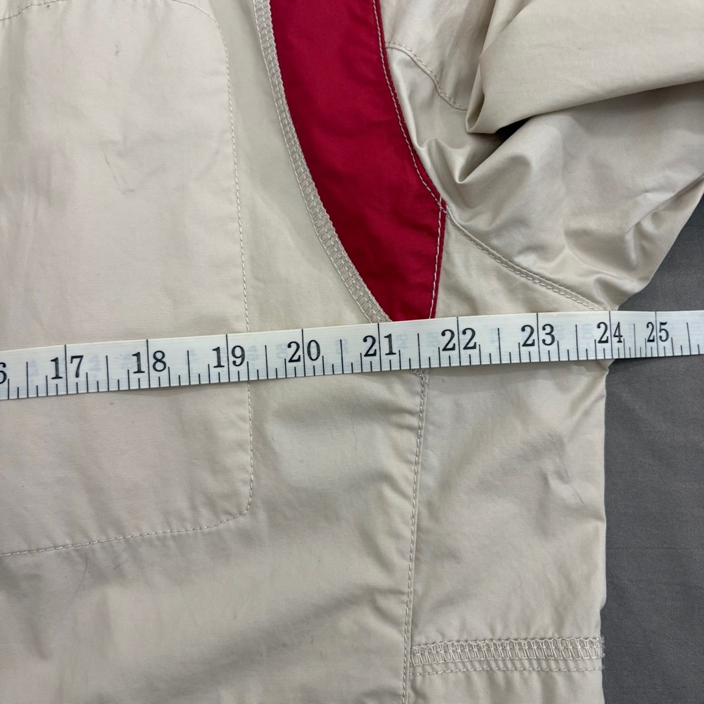 Cole Haan Men's Beige and Red Jacket Size Large Windbreaker Yachtwear - Picture 12 of 16
